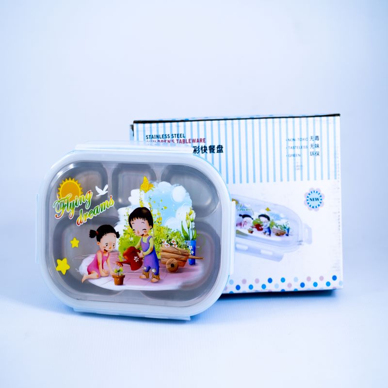 STAINLESS STEEL CHILDREN'S LUNCH BOX